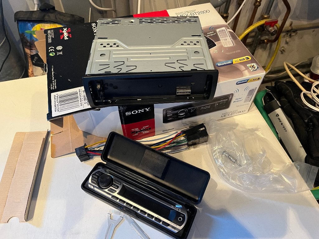 Sony autoradio, Ophalen, Gebruikt