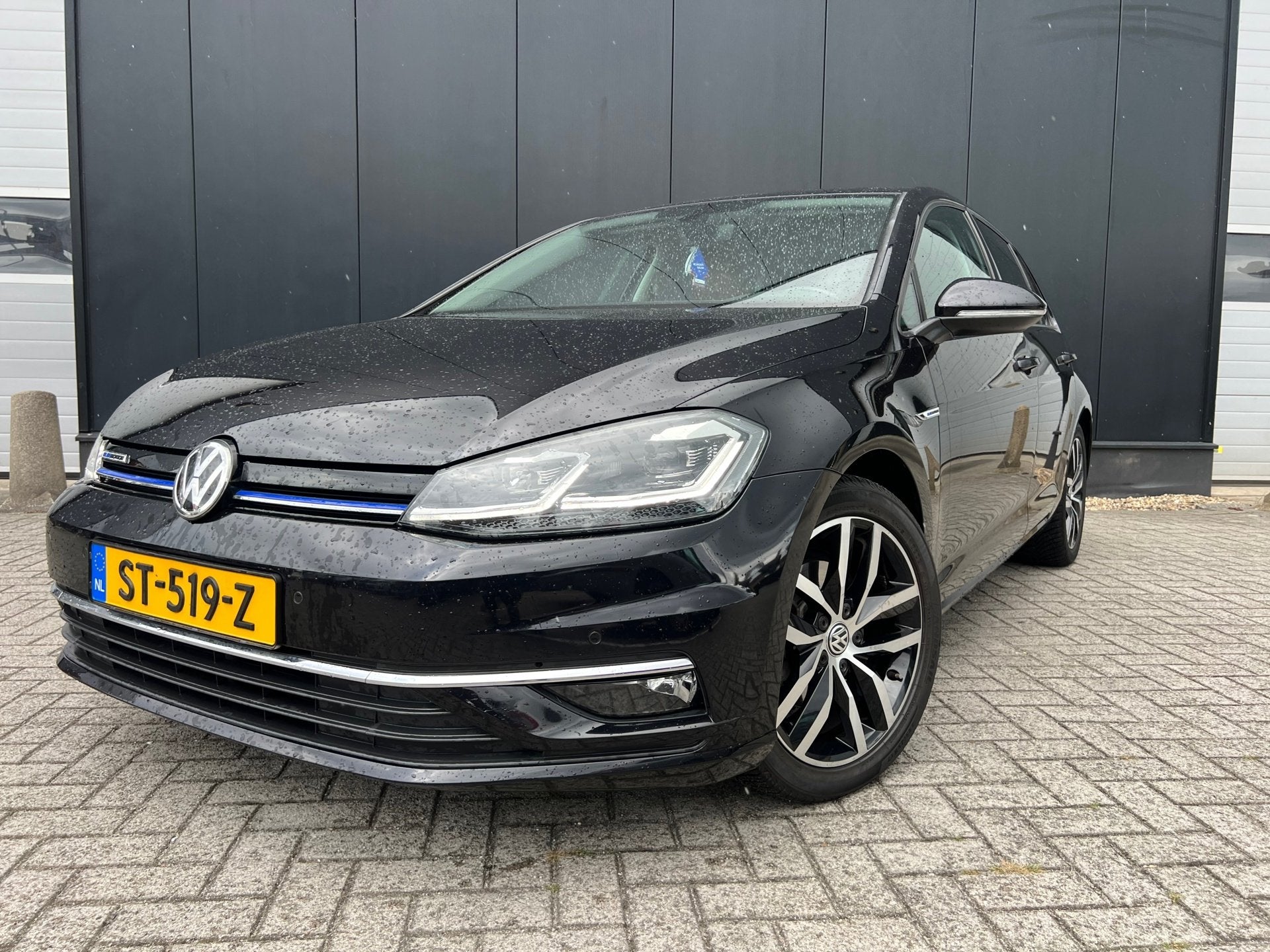 Volkswagen Golf 1.5 TSI'18 Aut/Navi/Leer/18'Lmv/OrgNl/Nap/Ap, Euro 6, 4 cilinders, Zwart, Golf