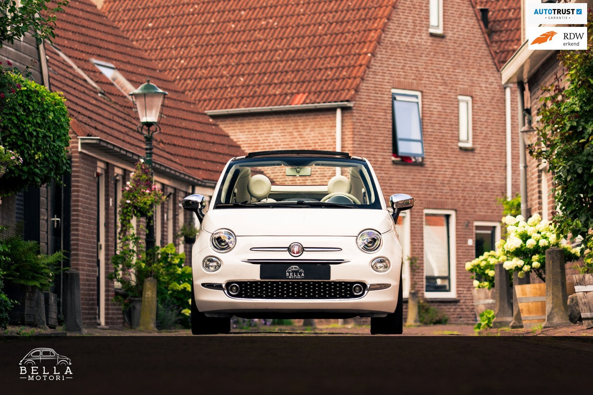 Fiat 500 1.2 Star | RIJKLAARPRIJS |Pelle Frau Leder | Beats, Auto's, Fiat, Voorwielaandrijving, Gebruikt, 4 cilinders, 4 stoelen