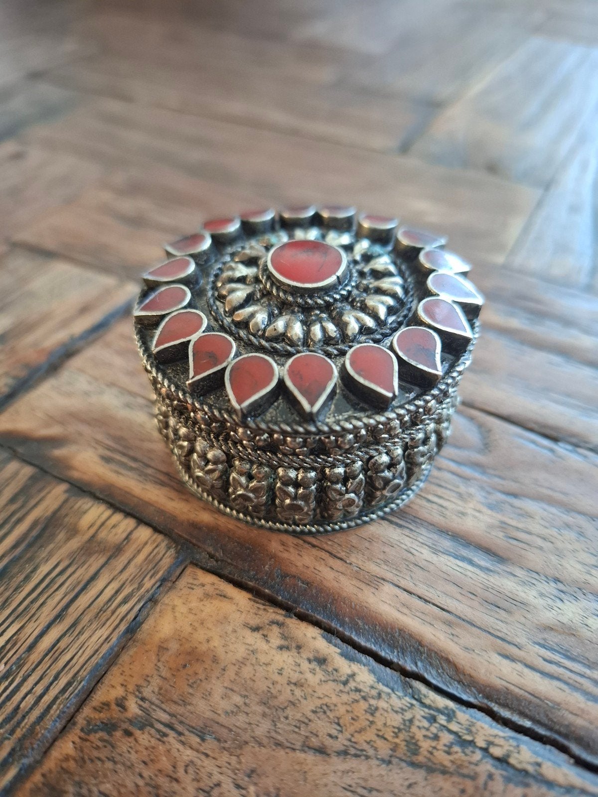 handgemaakt vintage pillendoosje of sieradendoosje, Ophalen of Verzenden