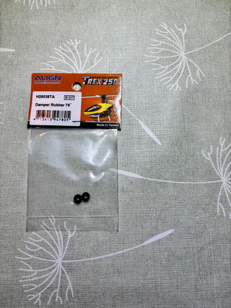 Align T-Rex 250 Demper Rubber 76" H25038TA E1217, Ophalen of Verzenden, Nieuw, Elektro, Helikopter