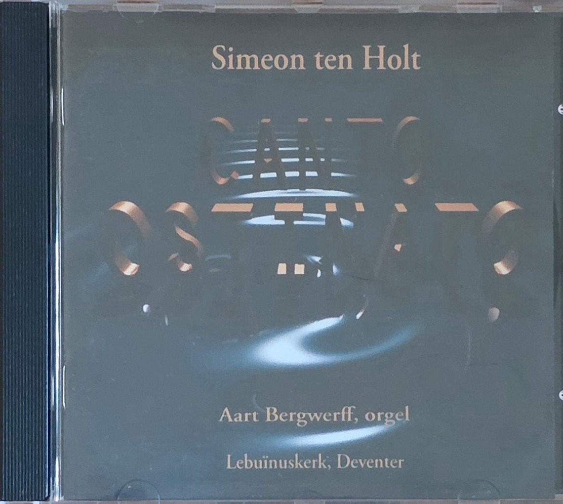 Simeon ten Holt - Canto Ostinato (CD) Aart Bergwerff orgel, Ophalen of Verzenden, Modernisme tot heden, Zo goed als nieuw, Overige typen