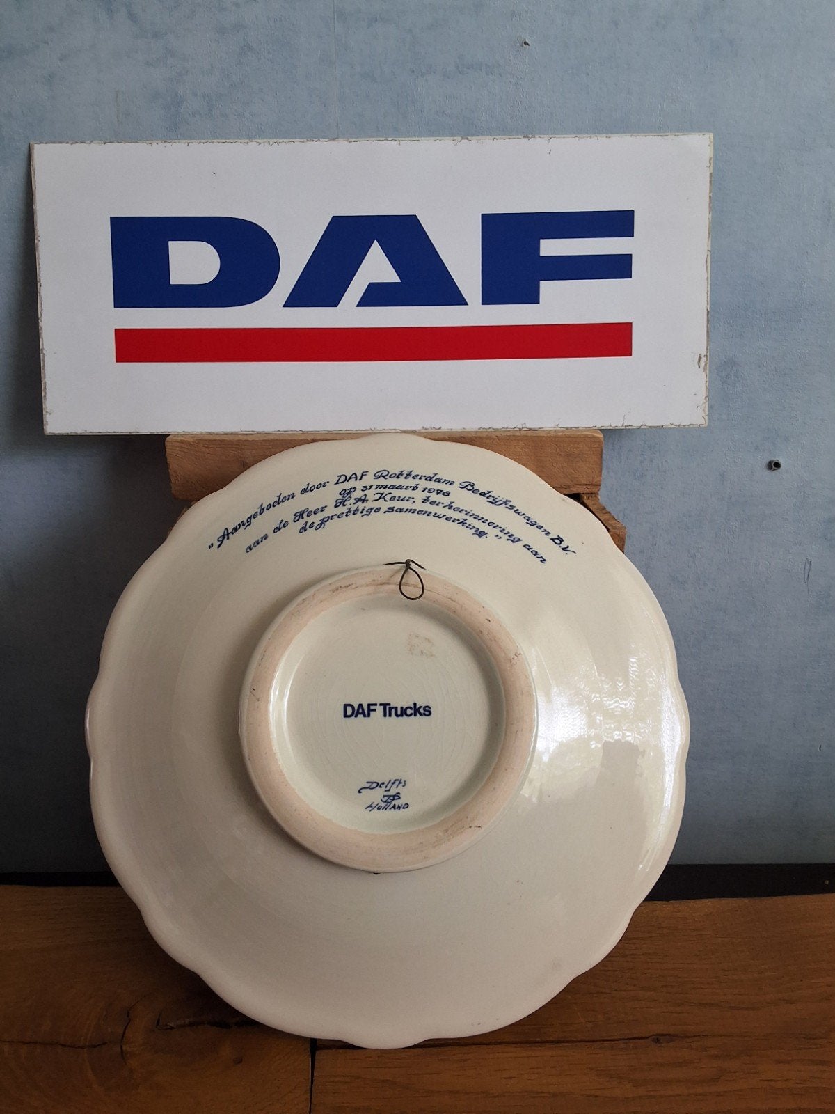 COLLECTORS ITEM  VAN DAF  GAAF  ( I.Z.G.S. )  2 FOTO'S, Ophalen of Verzenden