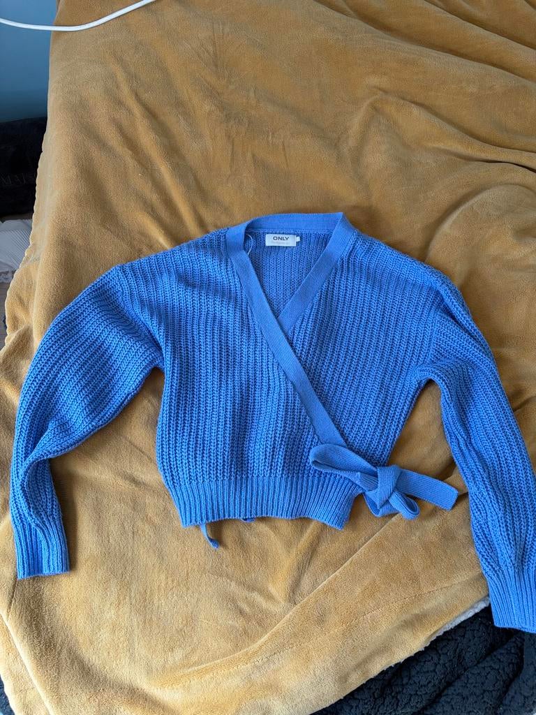 Only wikkelvest in maat S, Verzenden, Zo goed als nieuw, Maat 36 (S), Blauw