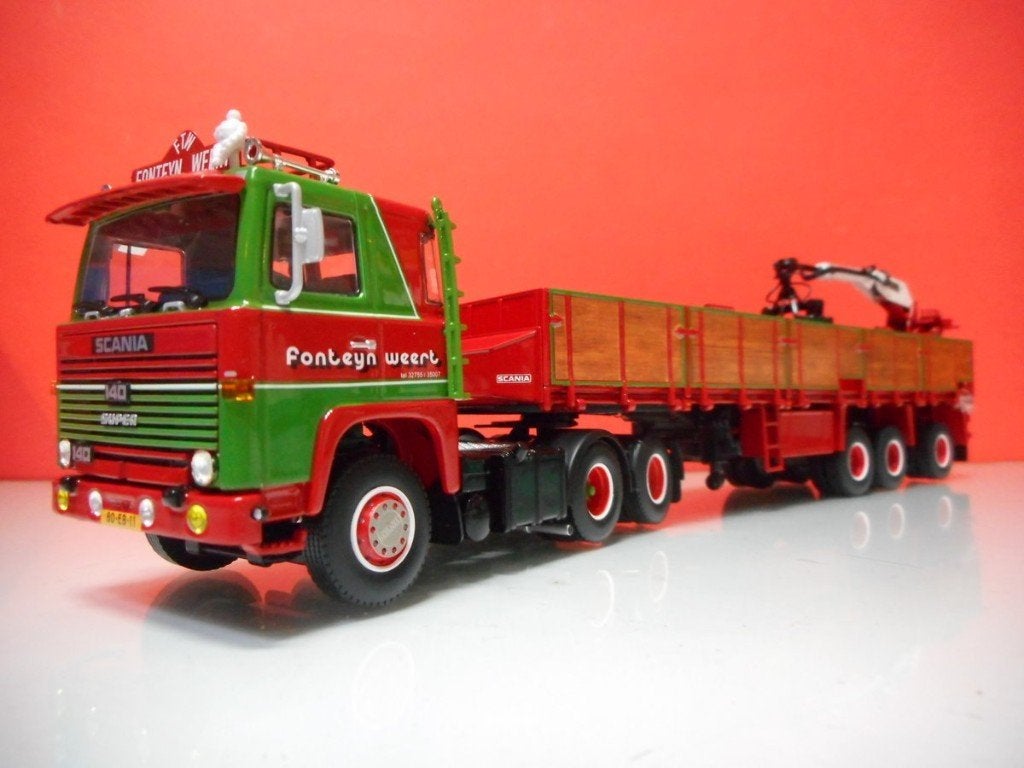 WSI SCANIA 6X2 FONTEIJN WEERT 01-4647, Ophalen of Verzenden, Nieuw, Bus of Vrachtwagen, Wsi