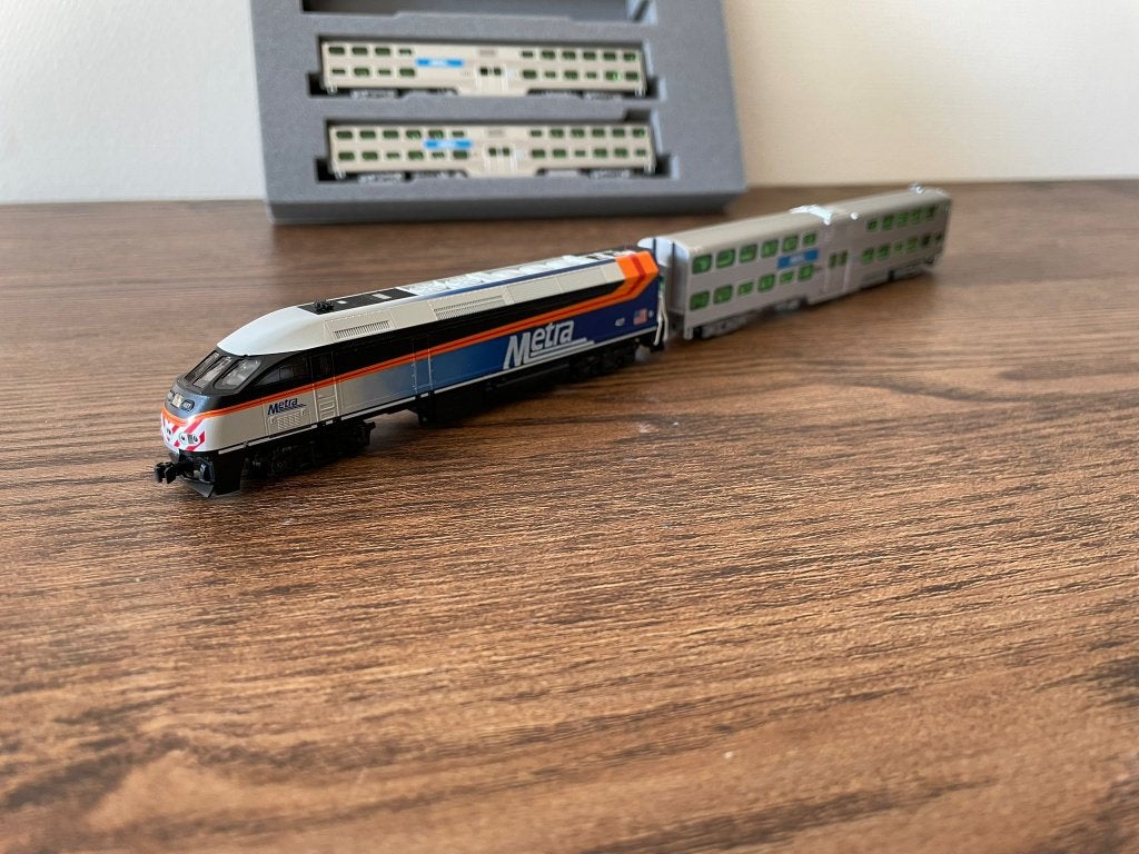 Kato 106-8701 Chicago METRA commuter train, Overige merken, Treinset, Gelijkstroom, Nieuw