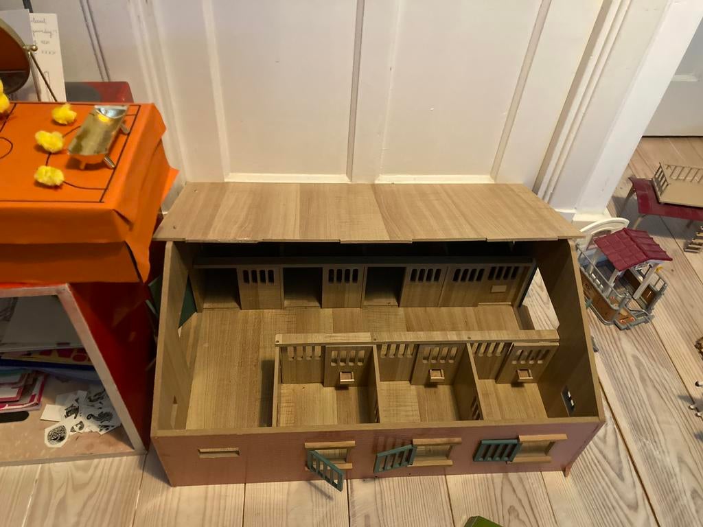 Schleich manege, paarden, veulens, mensen, Ophalen, Zo goed als nieuw, Jongen of Meisje