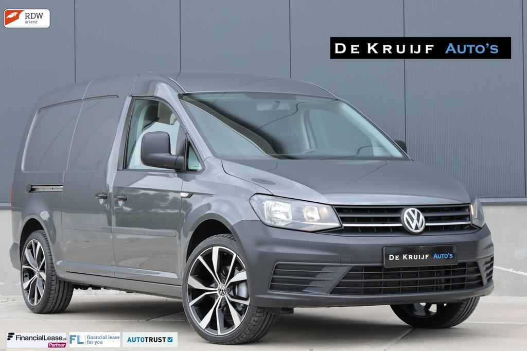 Volkswagen Caddy Maxi L2H1 185pk! Garantie Carplay Cam, Stof, Gebruikt, Euro 6, 4 cilinders