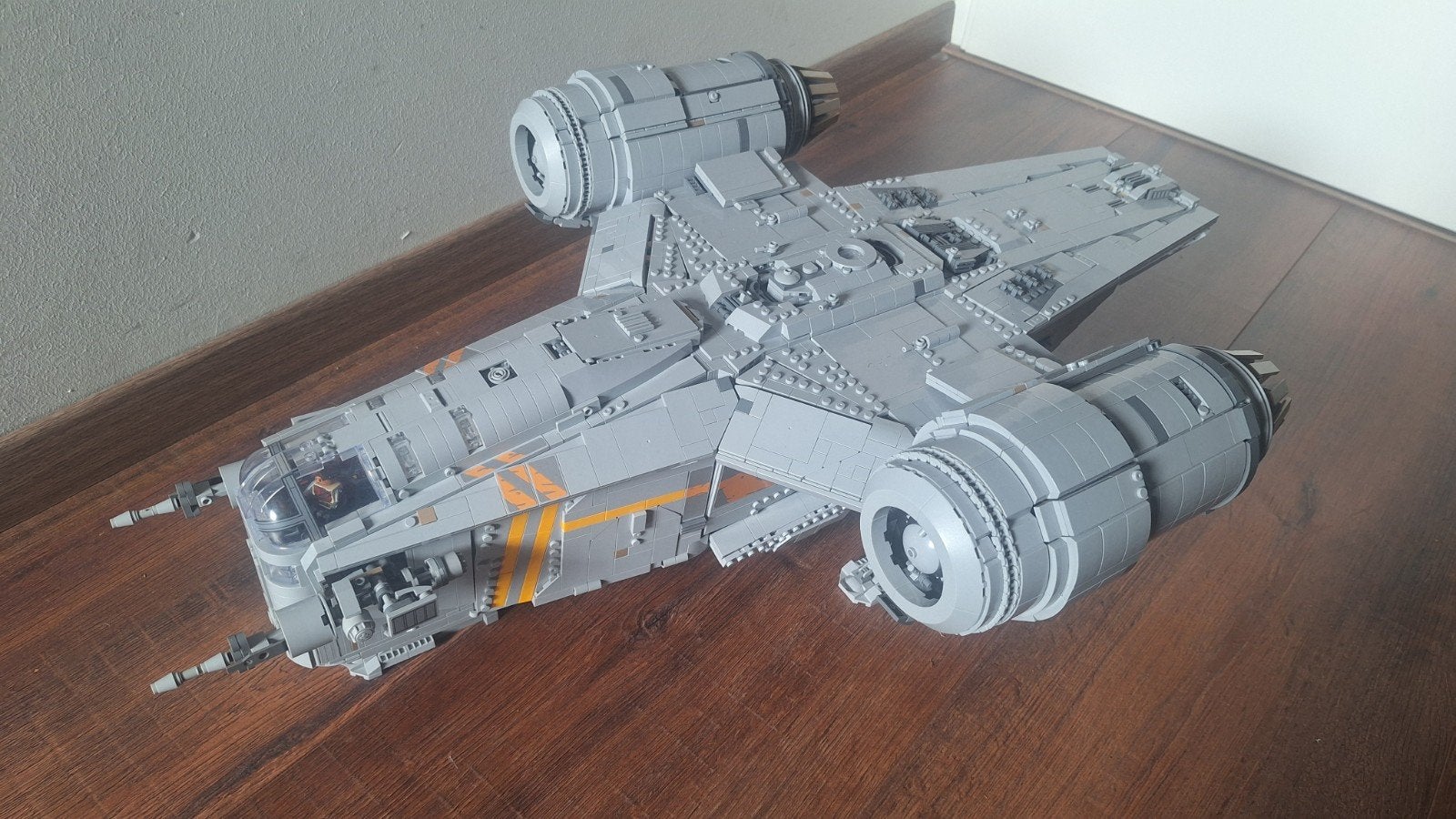 star wars UCS razor crest, Ophalen of Verzenden, Zo goed als nieuw, Complete set, Star Wars