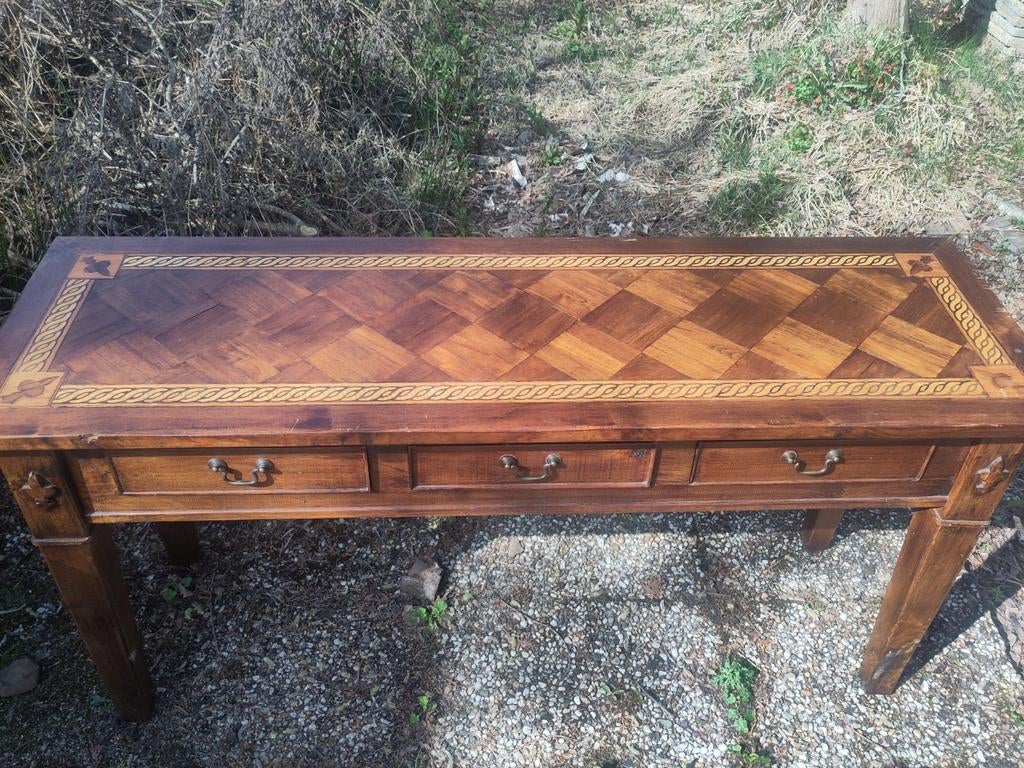 Teak sidetable, Ophalen