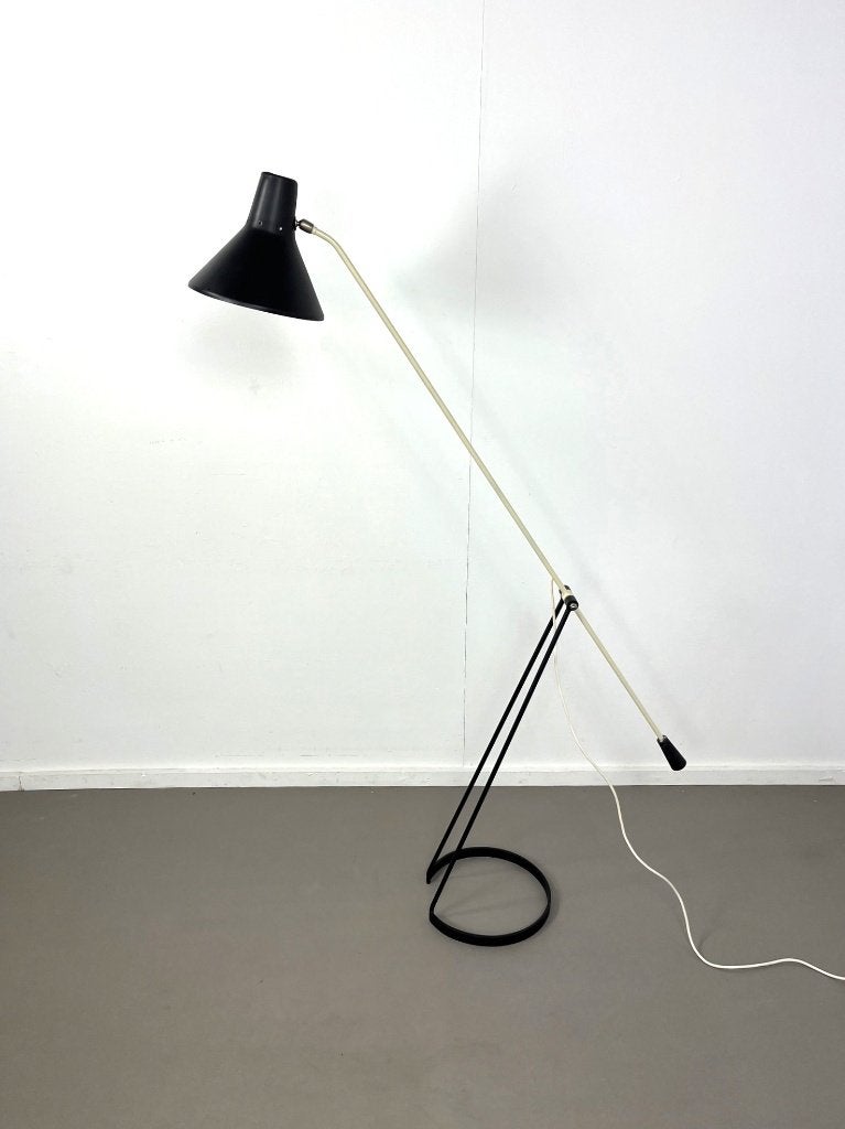Tivoli vloerlamp, door Floris Fiedeldij voor Artimeta, 1956, Ophalen, 150 tot 200 cm