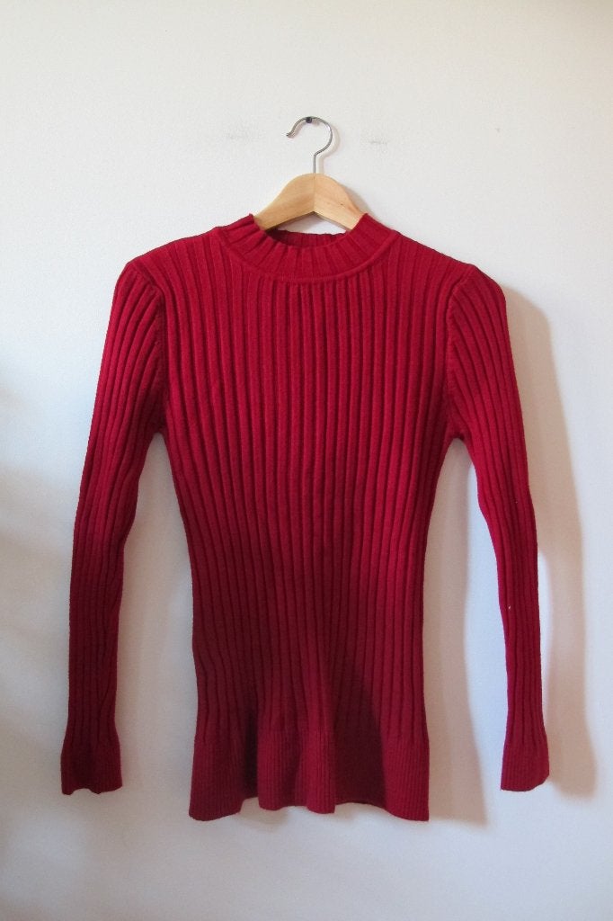 Burgundy sweater, Kleding | Dames, Ophalen of Verzenden, Nieuw, Maat 38/40 (M), Rood