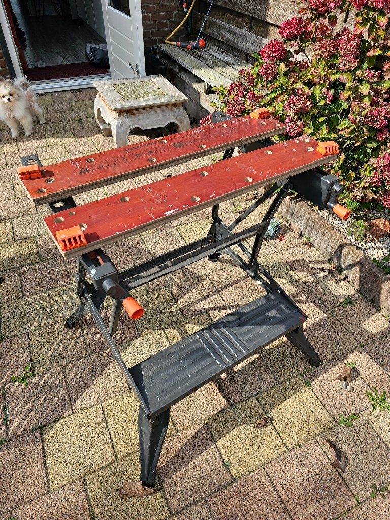 % Black & Decker Workmate 747 Werkbank, Ophalen, Gebruikt, Minder dan 70 cm, Inklapbaar