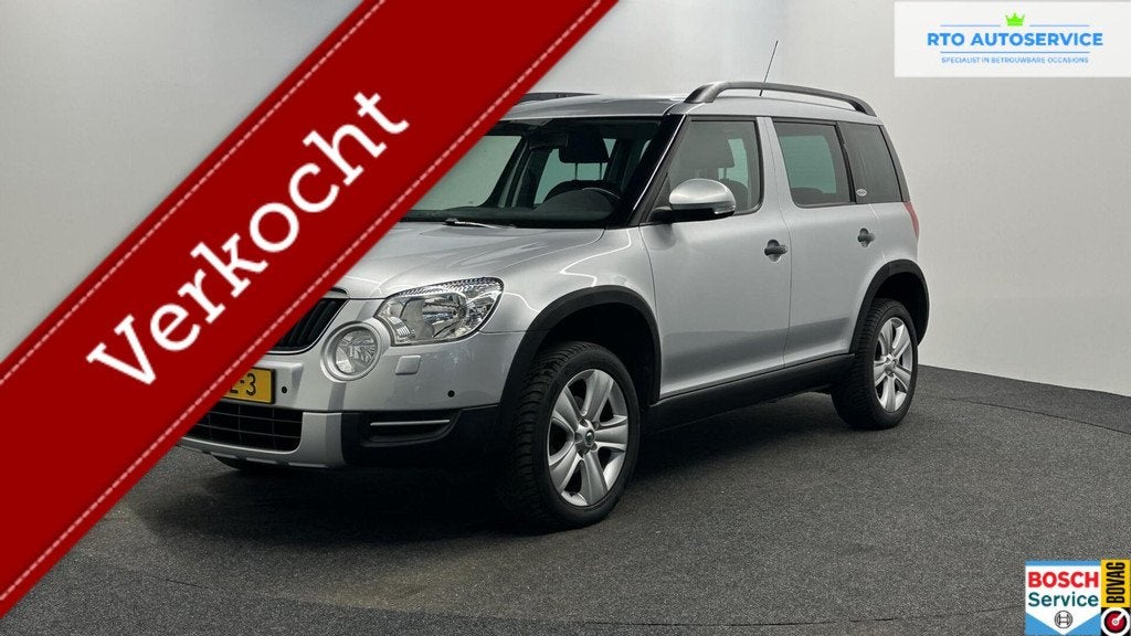 Skoda Yeti 1.2 TSI Comfort CARPLAY NAVI CRUISE TREKHAAK., Auto's, Skoda, Voorwielaandrijving, Euro 5, Stof, Gebruikt