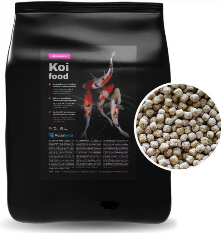 Koi voer All season 4 of 8 kg zak, prijs vanaf 29,95, Aquabetta, Overige typen, Nieuw, Ophalen of Verzenden