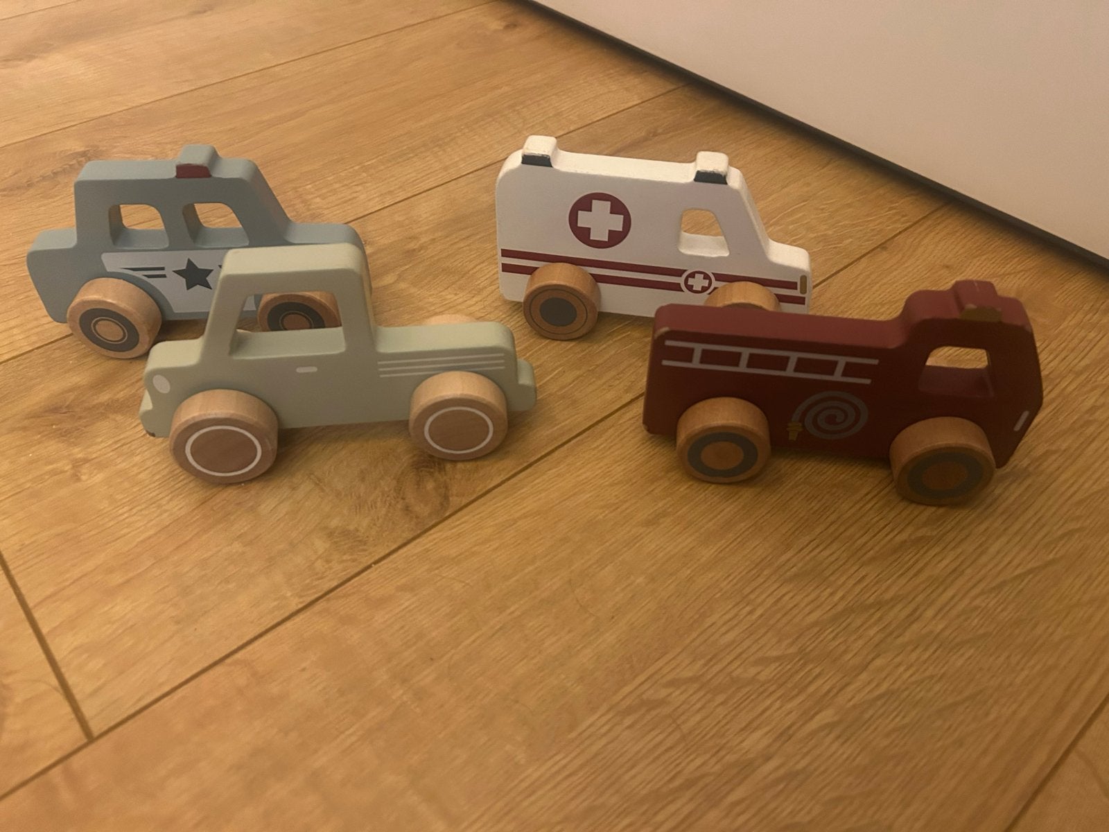 Little Dutch houten auto's - set van 4, Ophalen of Verzenden, Gebruikt