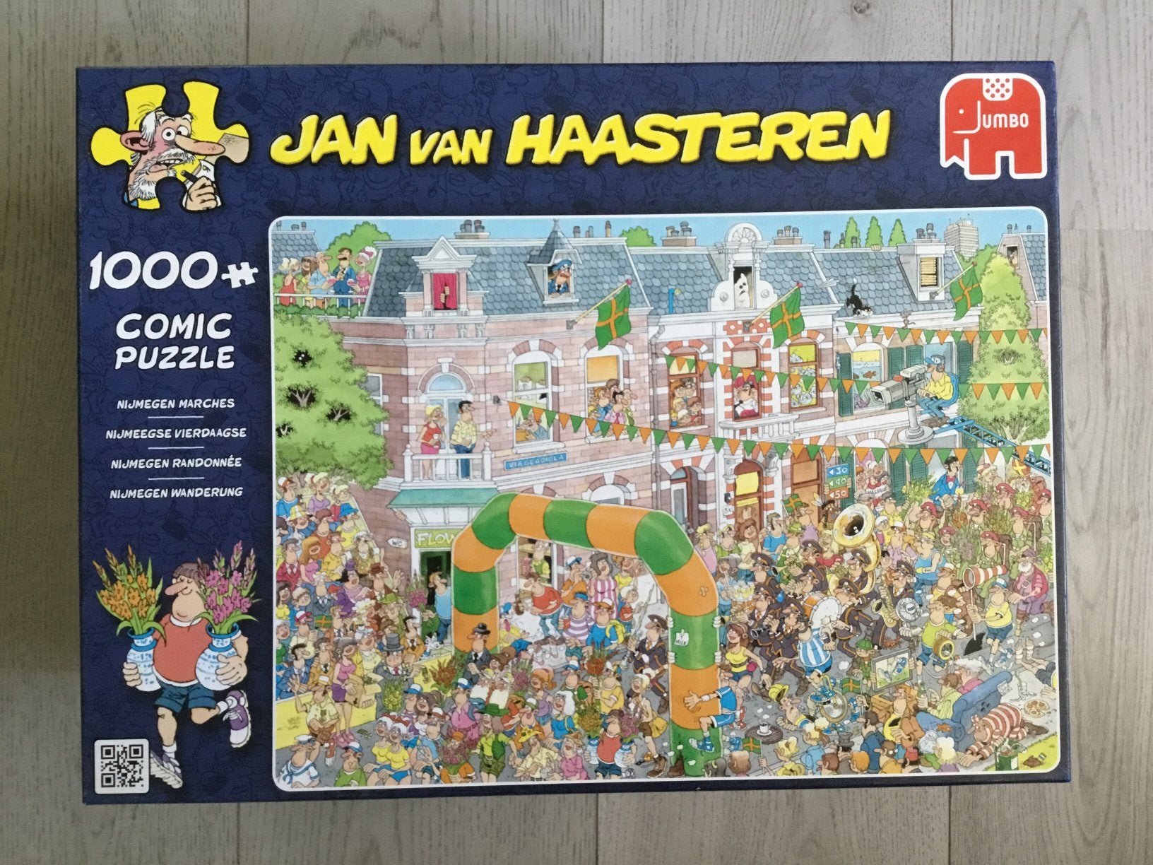 Nijmeegse vierdaagse 1000 stukjes., Ophalen of Verzenden, 500 t/m 1500 stukjes, Zo goed als nieuw
