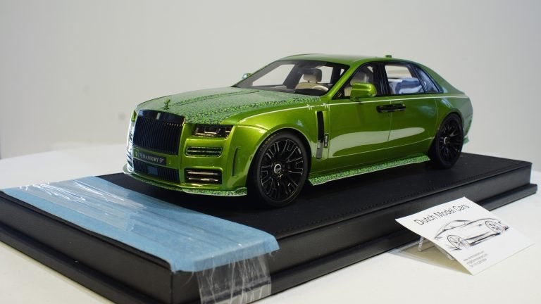 Rolls-Royce Ghost Mansory 1:18 Groen - Exclusief VMB, Overige merken, Auto, Geen, Nieuw