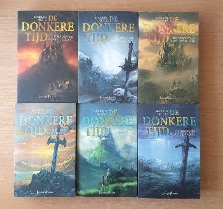 Markus Heitz - 6x De Donkere Tijd (versch. formaten), Verzenden, Gelezen, Markus Heitz
