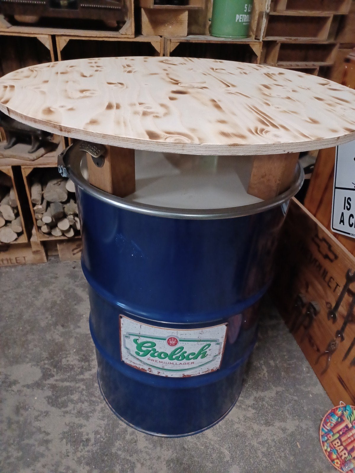 Sta-tafel Grolsch , Hertog Jan, Affligem, Tuin en Terras, Ophalen