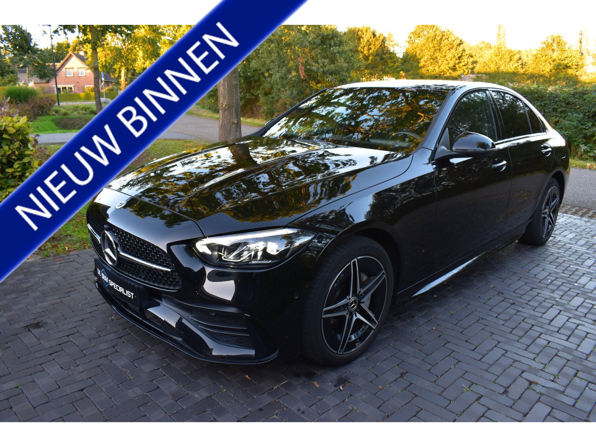 Mercedes-Benz C-Klasse 300 e AMG Line AUT. 36DKM! 313PK FULL, Auto's, Automaat, Dealer onderhouden, Achterwielaandrijving, 4 cilinders