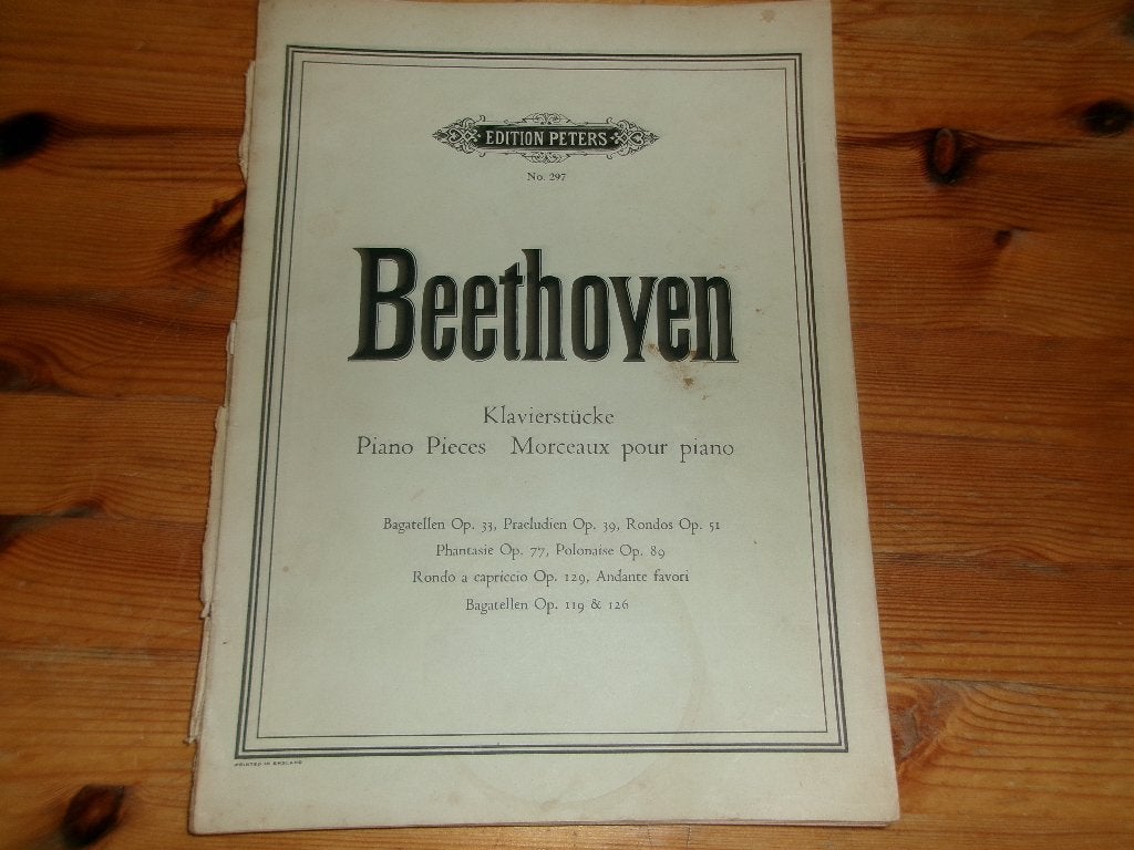 Beethoven - klavierstucke, Gebruikt, Klassiek, Ophalen of Verzenden, Artiest of Componist