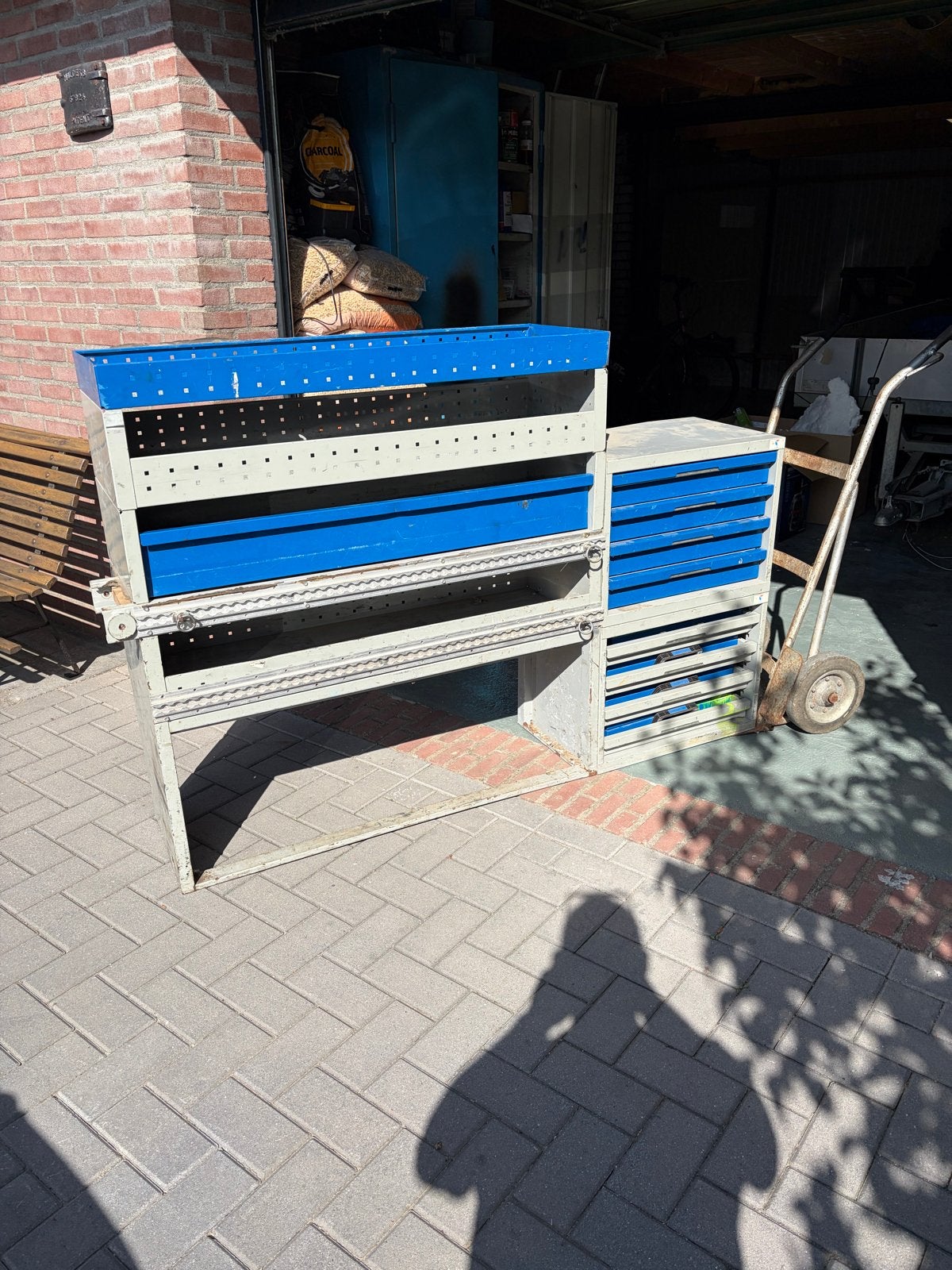 Gereedschapskast / bedrijfswagen, Doe-het-zelf en Verbouw, Ophalen, Gebruikt