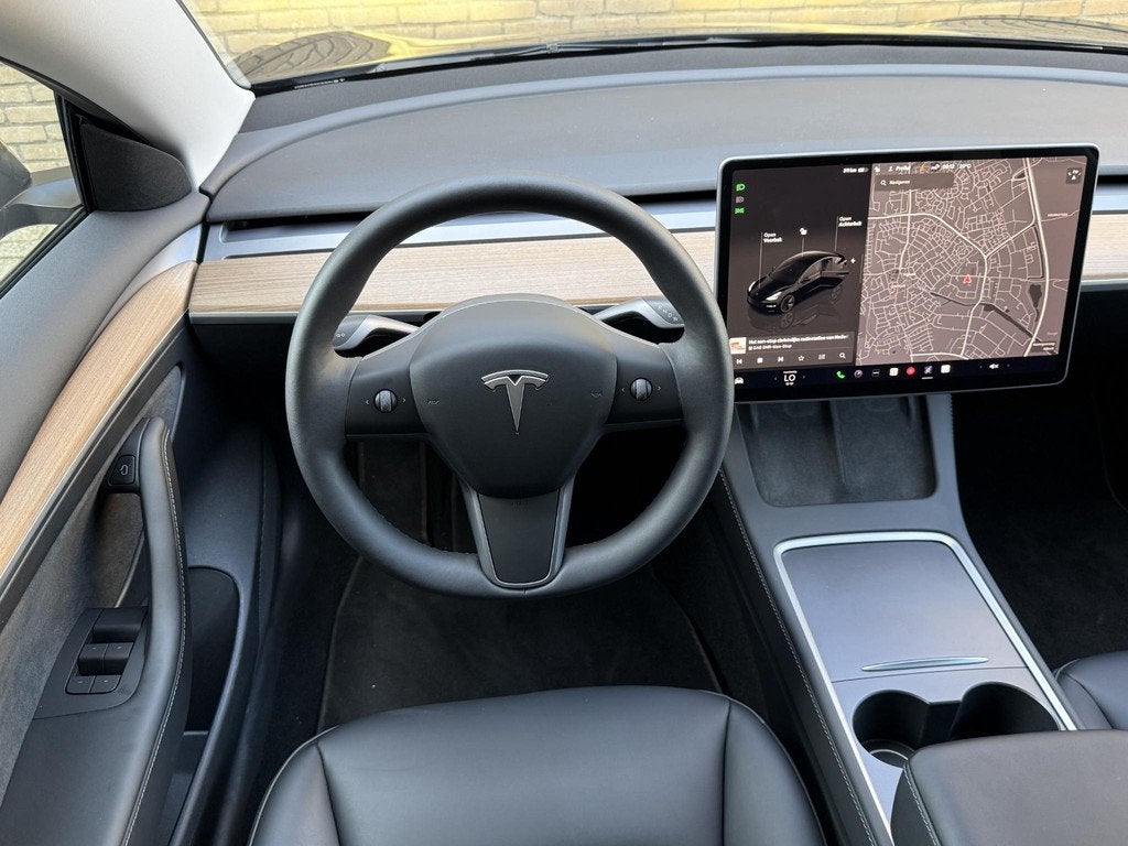 Tesla Model 3 Long Range AWD 75 kWh / 498pk | 93% SOH | Lede, Auto's, Automaat, Stof, Gebruikt, Zwart