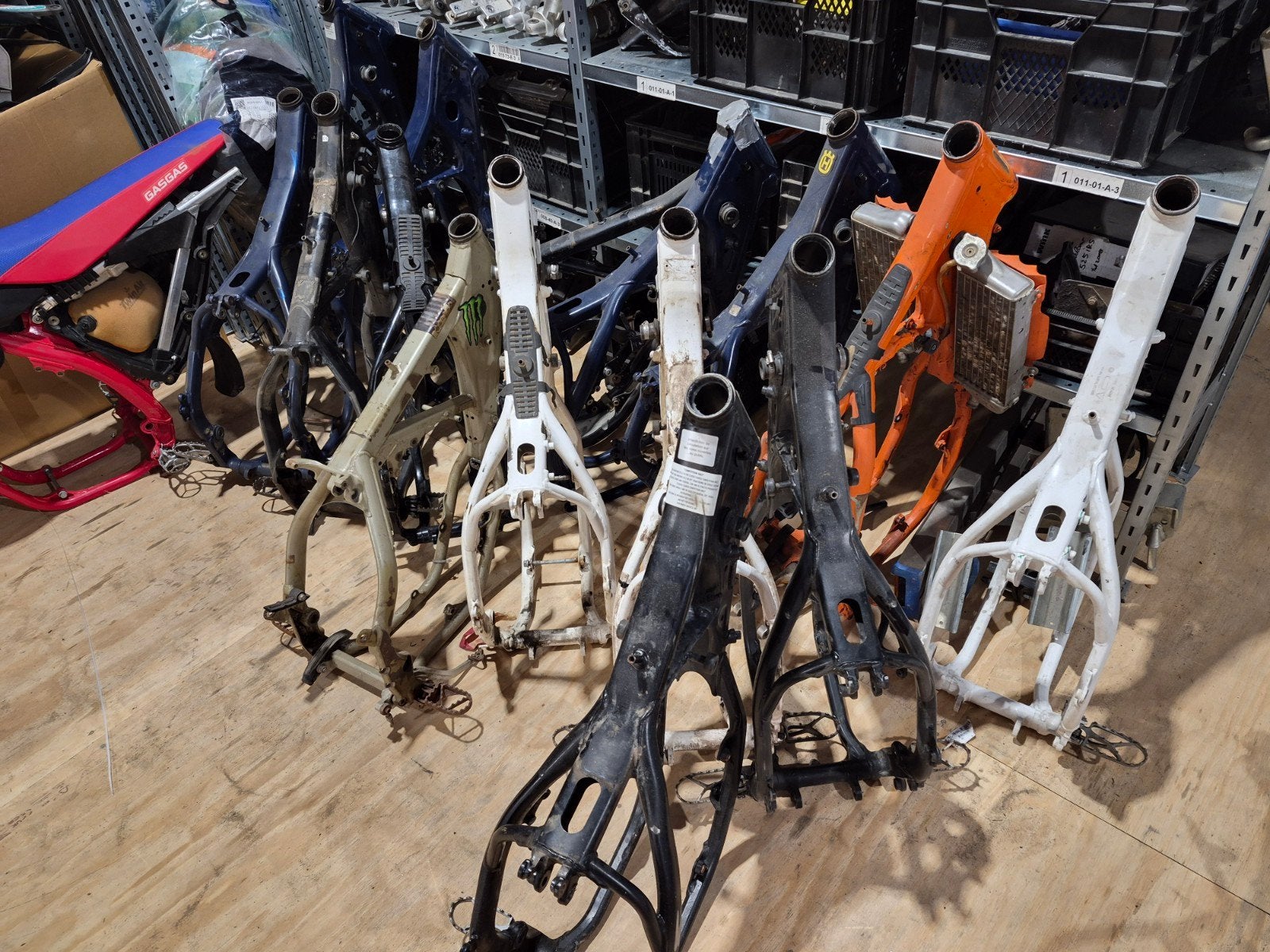 ktm sxf 250 450 frames, Ophalen