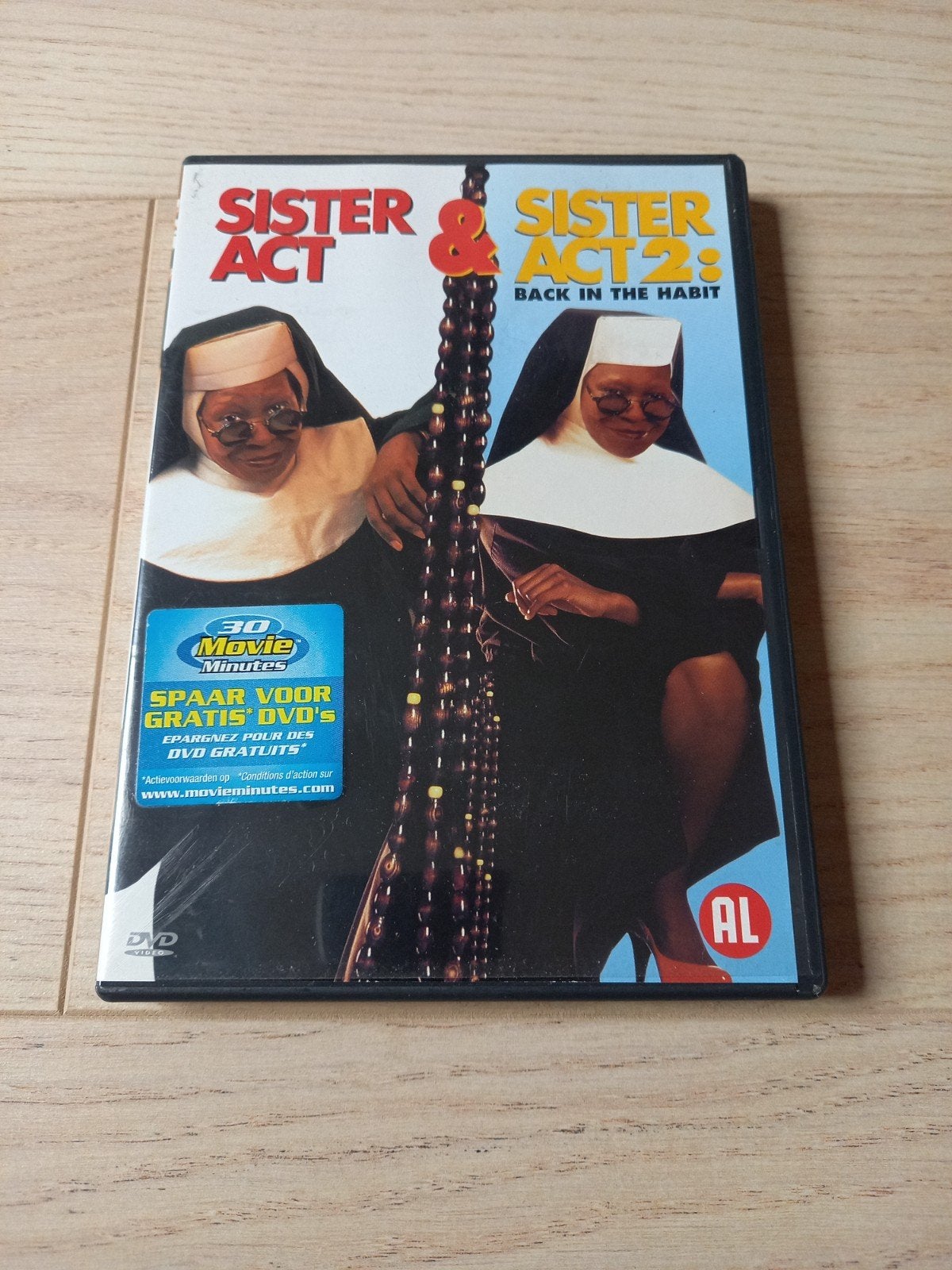 Sister Act + Sister Act 2 origineel, Alle leeftijden, Ophalen of Verzenden, Zo goed als nieuw, Actiekomedie