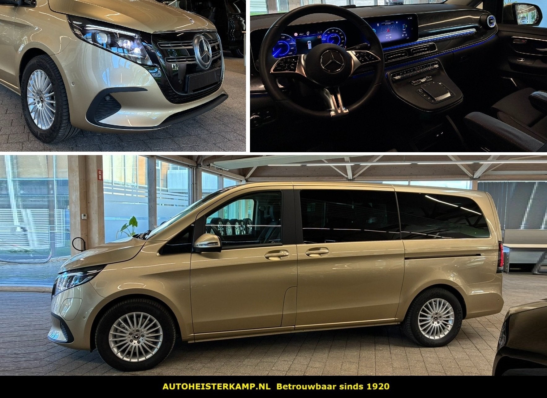 Mercedes-Benz EQV 300 L2 Avantgarde 90 kWh Nieuw Model 7-zit, Auto's, 12 maanden, Gebruikt, Overige kleuren, 2535 kg