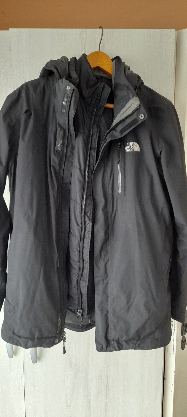 The North Face heren jas 3 in 1 - Zwart - Maat M, Maat 48/50 (M), Zwart, Ophalen of Verzenden, Gedragen