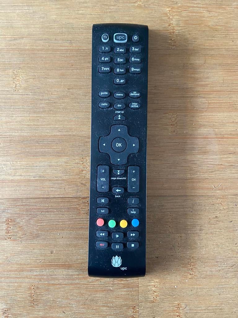 UPC Afstandsbediening - Universeel voor TV en Mediaspeler, Ophalen, Universeel, Tv