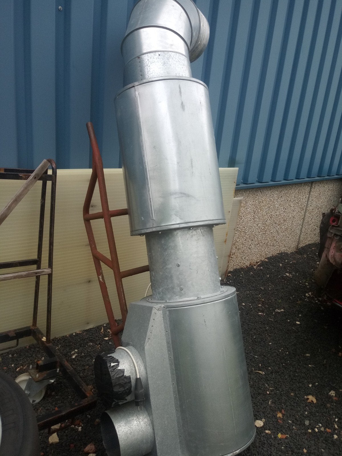 Te kooo uitlaat gas.afzuig installatie, Ophalen, Gebruikt, 150 tot 200 cm
