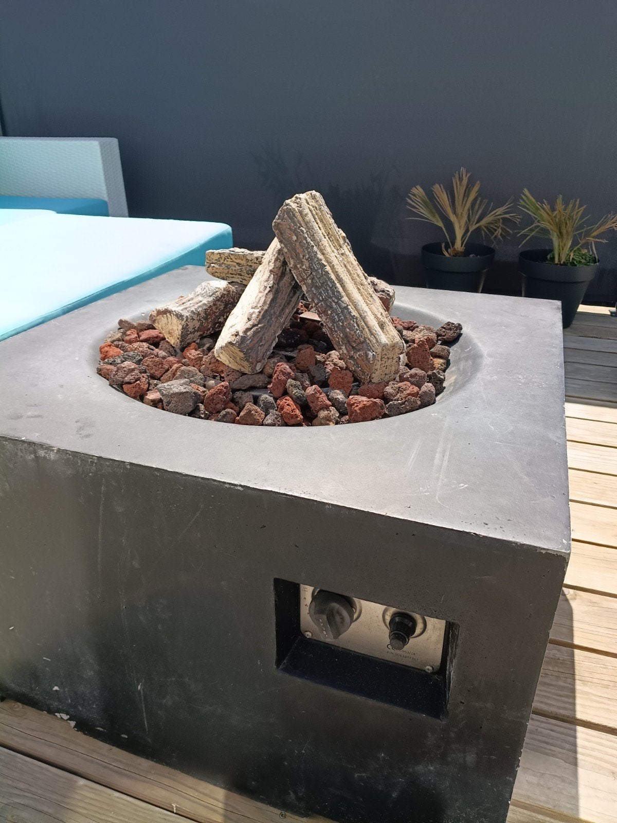 Happy Cocooning Vuurtafel - Sfeervolle buitenhaard, Tuin en Terras, Vuurtafels, Ophalen of Verzenden, Gebruikt