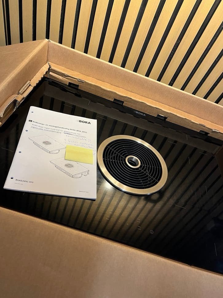 Luxe BORA puru inductiekookplaat met recirculatie, Ophalen, Gebruikt, 4 kookzones, Energieklasse A of zuiniger