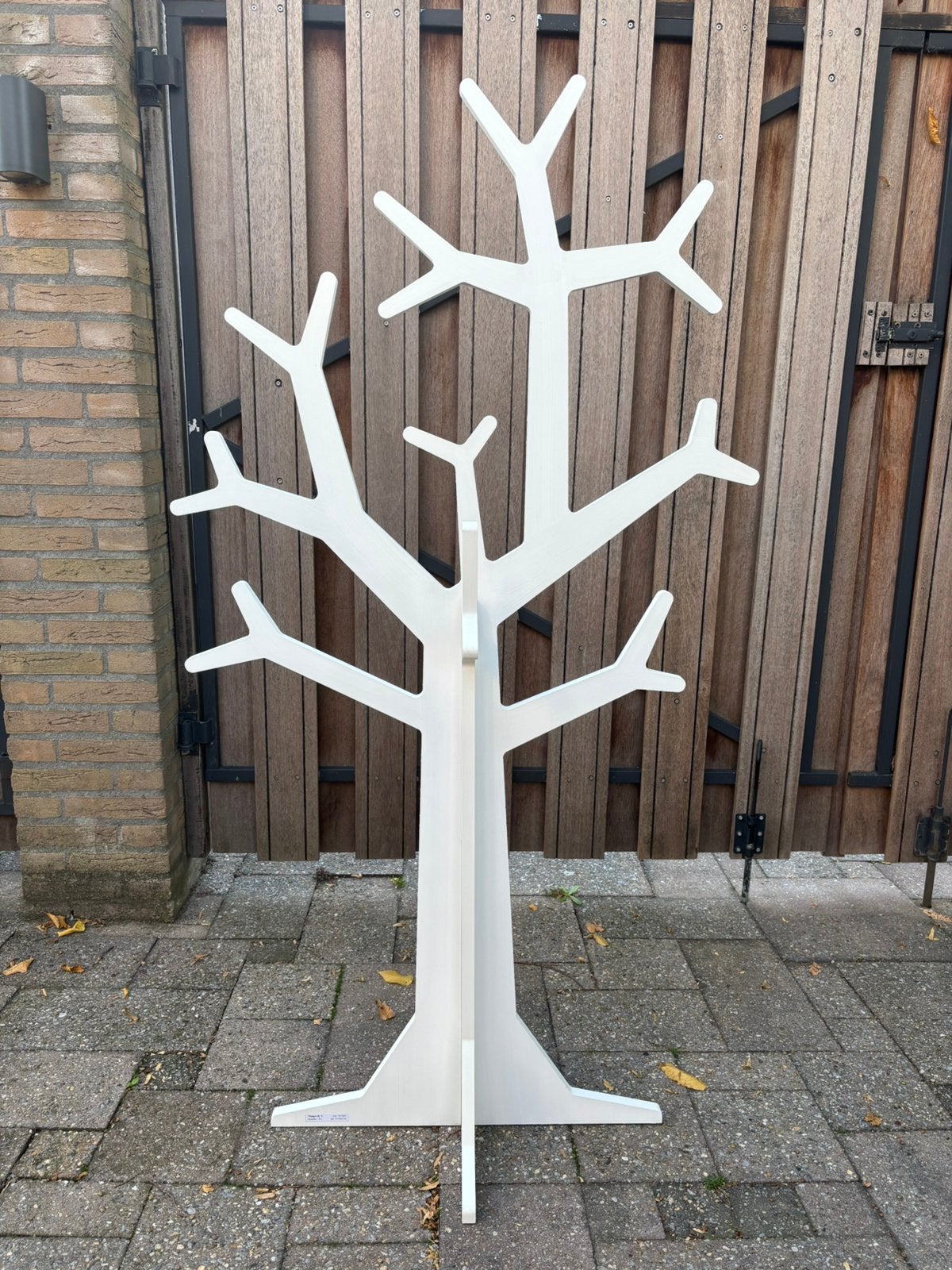 Houten boom 150 cm, Kinderen en Baby's, Wit, Ophalen, Zo goed als nieuw, Wanddecoratie