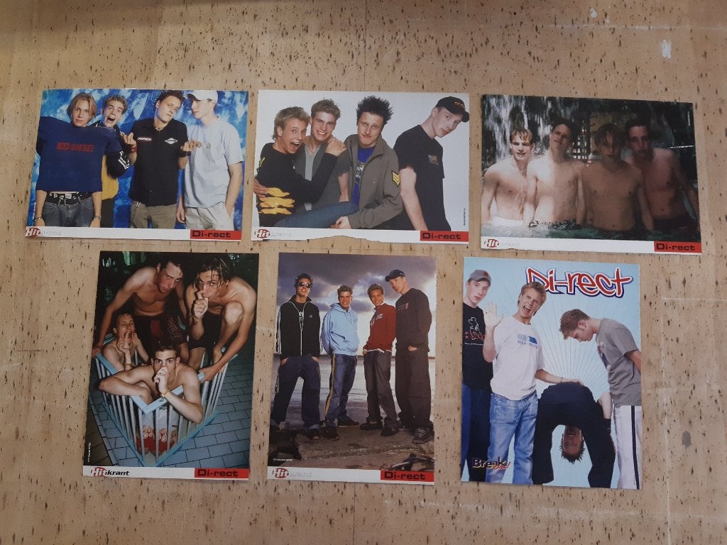 Posters DI-RECT Hitkrant BreakOut Formaat A4 20x28 cm 6stuks, Verzamelen, A4 of kleiner, Rechthoekig Liggend, Ophalen of Verzenden