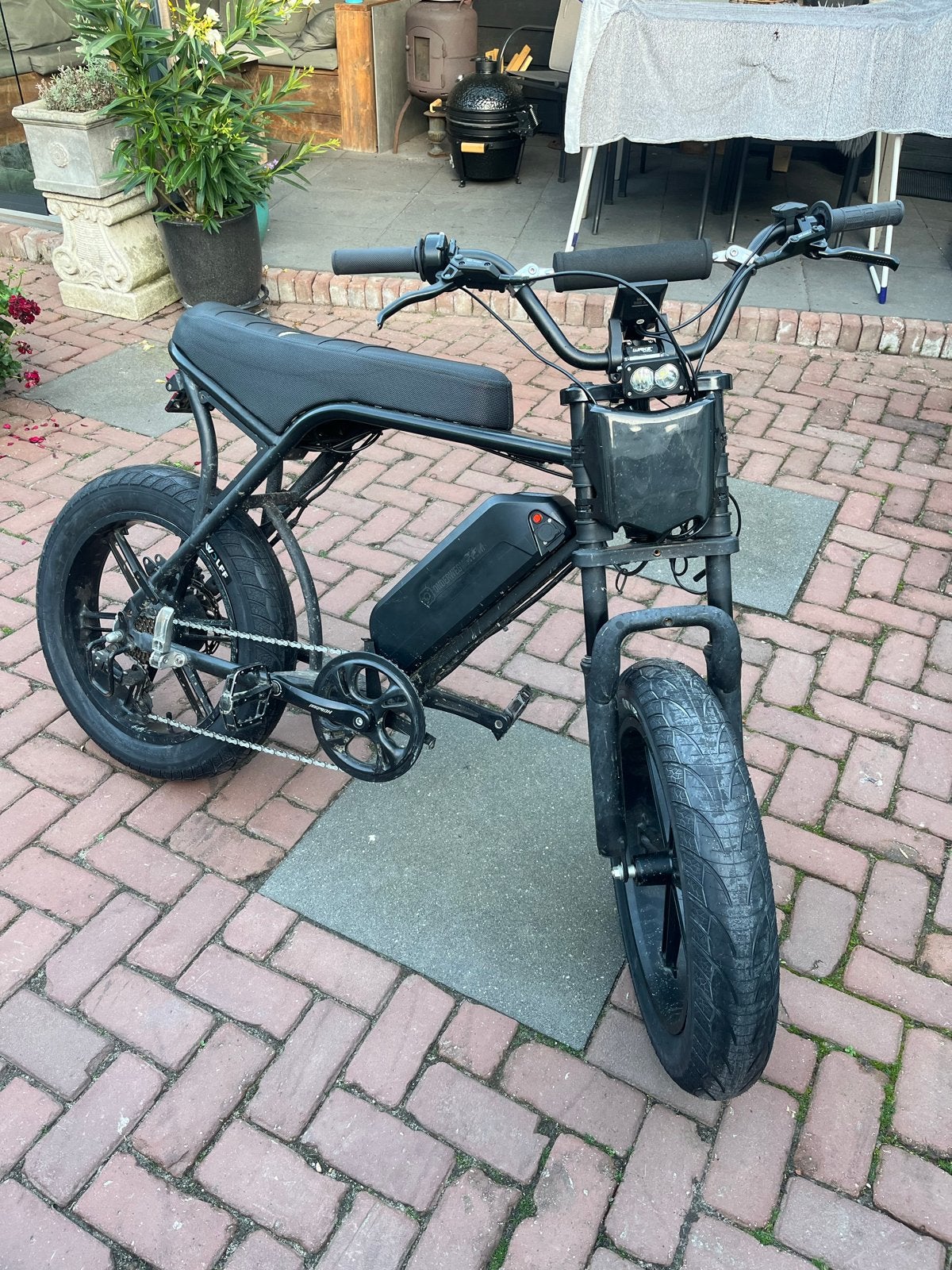 Ouxi V8 Custom E-bike met vele upgrades, Ophalen, Gebruikt, Overige merken
