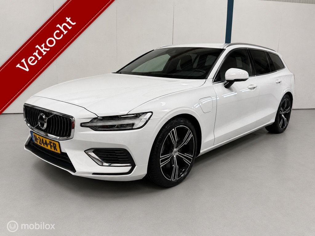 Volvo V60 2.0 T6 Twin Engine AWD Inscription NL-AUTO / LEER, Automaat, Gebruikt, 4 cilinders, Vierwielaandrijving