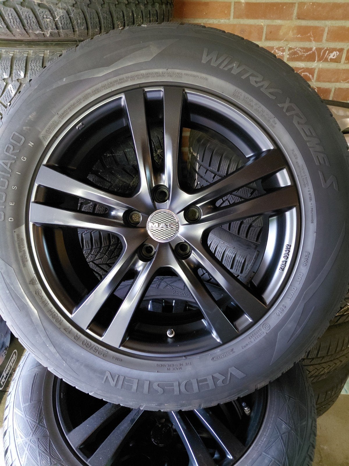 Kia Sportage winterbanden op velgen 17 inch, Ophalen, Gebruikt, Banden en Velgen, 17 inch