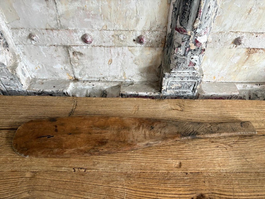 Oude houten Hoffz plank - serveerplank - tapasplank, Ophalen of Verzenden