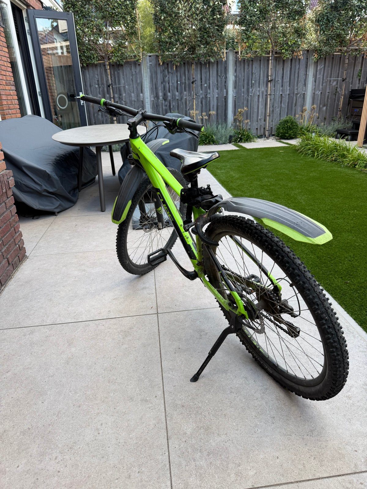 Cube mountainbike groen, Ophalen, Gebruikt, Schijfrem, Overige merken