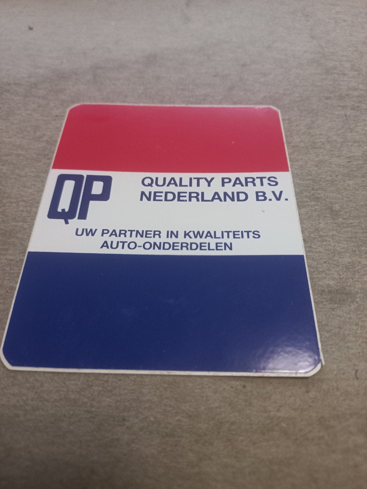 QP Quality Parts Nederland B.V. Auto-onderdelen Sticker, Ophalen of Verzenden, Nieuw
