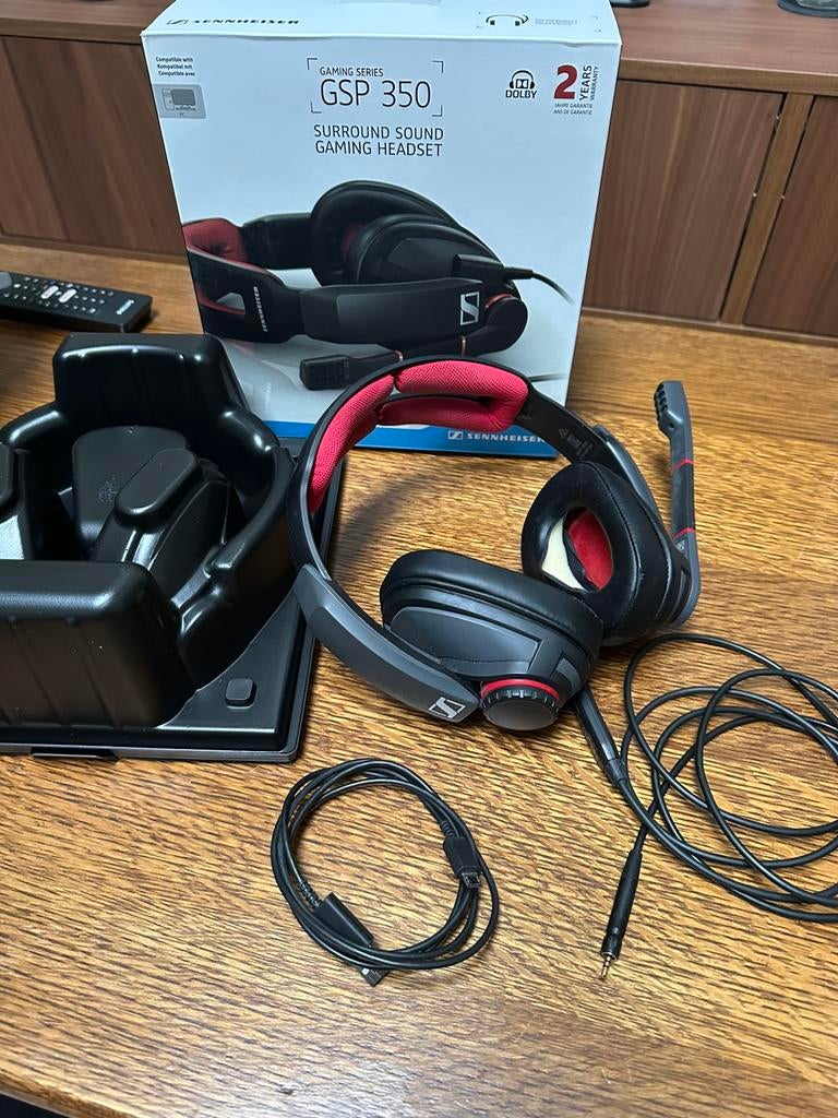 Senheiser gsp350 koptelefoon, Gebruikt, Ophalen of Verzenden, Over-ear, Gaming headset