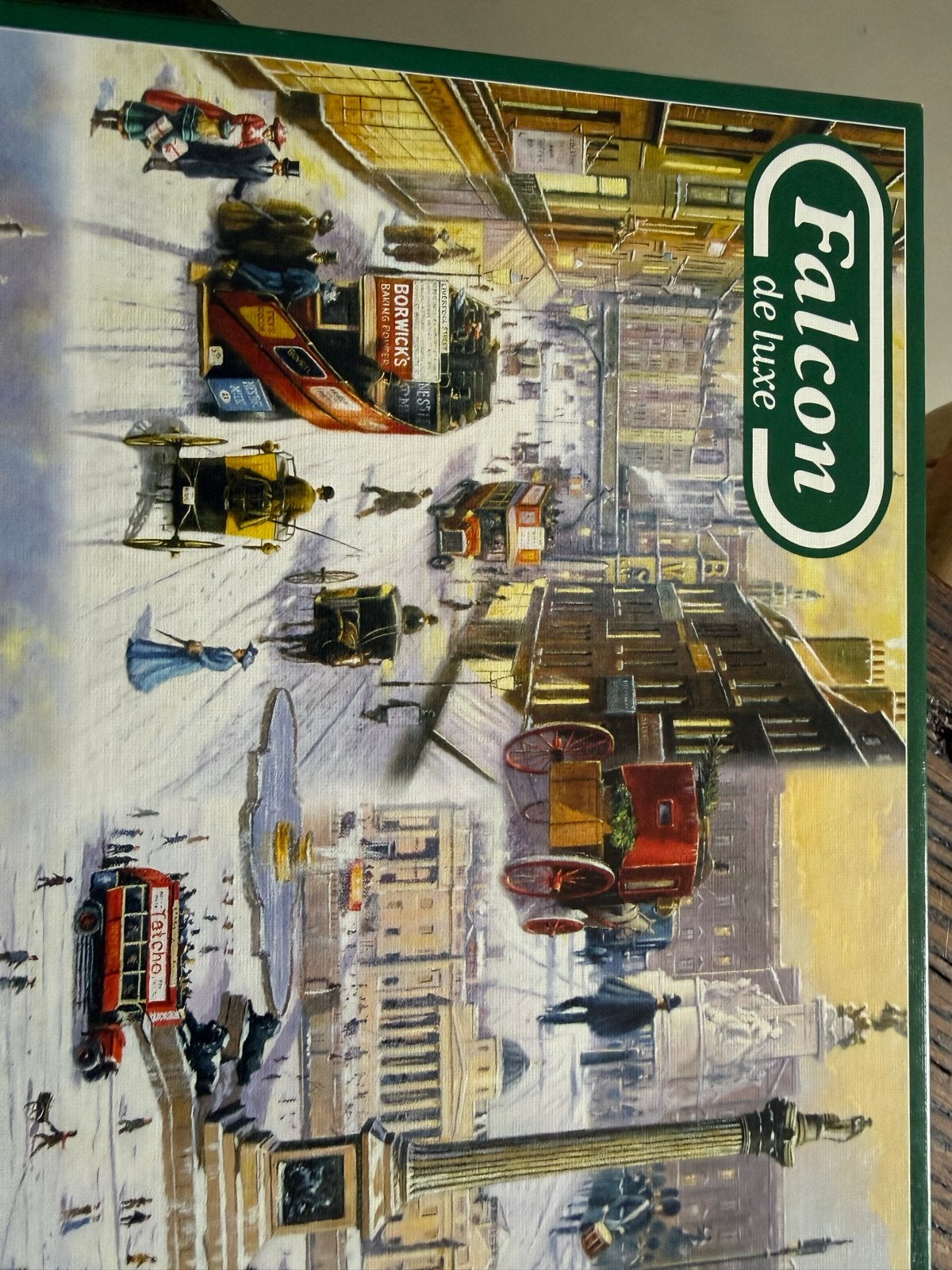 Falcon de luxe Legpuzzel 'A Winter in London' 1000 stukjes, Ophalen of Verzenden, 500 t/m 1500 stukjes, Zo goed als nieuw, Legpuzzel