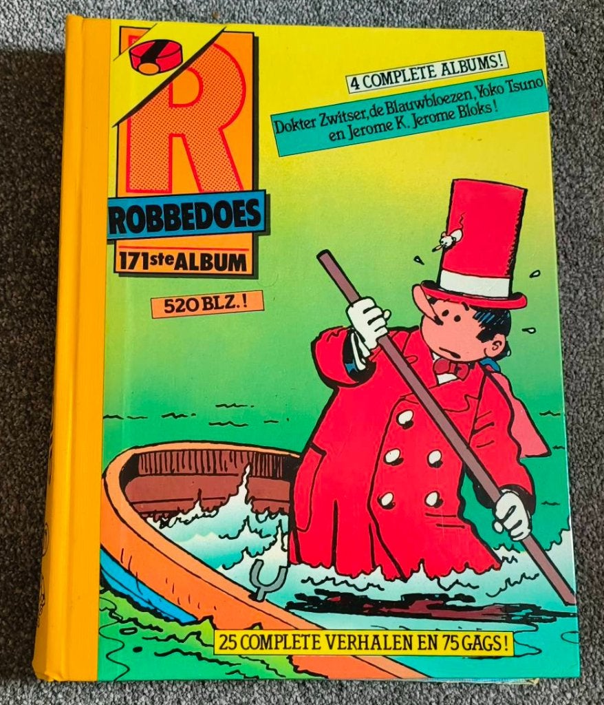 Ingebonden Robbedoes nr.171 1984., Gelezen, Robert Velter, Eén stripboek, Ophalen of Verzenden