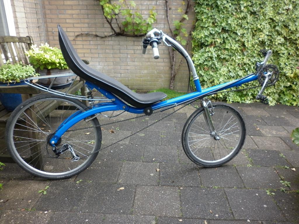 M5 ligfiets bovenstuur roterende grip shifters 26/20 inch, Fietsen en Brommers, Gebruikt, Velgrem, Bovenstuur, Ophalen