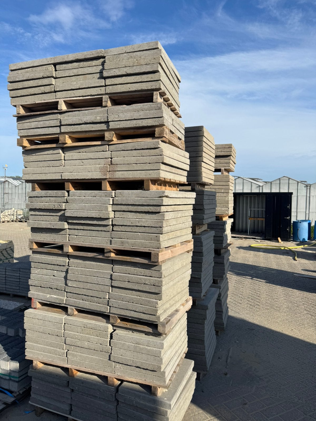 Gebruikte betontegels 60x40x4,8, Tuin en Terras, Ophalen of Verzenden, Zo goed als nieuw, Beton, Terrastegels