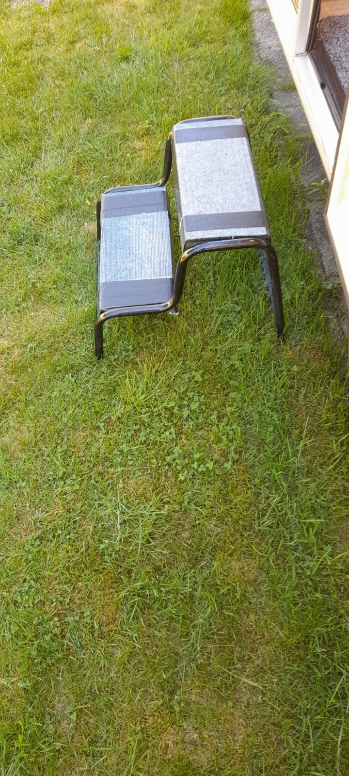 Opstapje caravan, Ophalen, Campingstoel